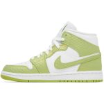 (W) Air Jordan 1 Mid SE Green Python DV2959-113 CVST