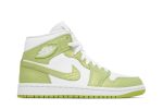 (W) Air Jordan 1 Mid SE Green Python DV2959-113 CVST