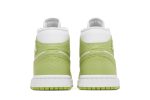 (W) Air Jordan 1 Mid SE Green Python DV2959-113 CVST