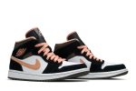 (W) Air Jordan 1 Mid SE Peach Mocha DH0210-100 CVST