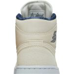 (W) Air Jordan 1 Mid SE White Midnight Navy DM9126-104 CVST