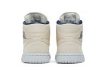 (W) Air Jordan 1 Mid SE White Midnight Navy DM9126-104 CVST