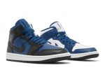 (W) Air Jordan 1 Mid Split ‘French Blue’ DR0501-401 CVST