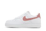 (W) Nike Air Force 1 07 Essential Mystic Red Gingham DZ2784-101 CVST