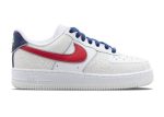 (W) Nike Air Force 1 ’07 LX ‘Just Do It – White University Red Snakeskin’ DV1493-161 CVST