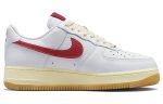 (W) Nike Air Force 1 ’07 ‘White Red Gum’ FN3493-100 CVST