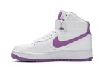 (W) Nike Air Force 1 High White Dark Orchid 334031-112 CVST