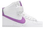 (W) Nike Air Force 1 High White Dark Orchid 334031-112 CVST