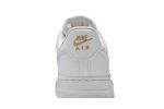 (W) Nike Air Force 1 Low 07 Essential White Metallic Gold CT1989-100 CVST