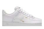 (W) Nike Air Force 1 Low 07 Essential White Metallic Gold CT1989-100 CVST