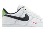 (W) Nike Air Force 1 Low 07 Just Do ItSnakeskin White Black DV1492-101 CVST