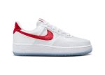 (W) Nike Air Force 1 Low Satin – White Gym Red DX6541-100 CVST