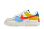 (W) Nike Air Force 1 Low Shadow ‘Sail Game Royal Rush Orange University Blue’ CI0919-115 CVST