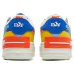 (W) Nike Air Force 1 Low Shadow ‘Sail Game Royal Rush Orange University Blue’ CI0919-115 CVST