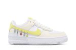 (W) Nike Air Force 1 Shadow SE Pale Ivory Light Zitron DJ5197-100 CVST