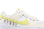 (W) Nike Air Force 1 Shadow SE Pale Ivory Light Zitron DJ5197-100 CVST