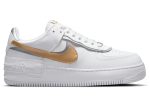 (W) Nike Air Force 1 Shadow ‘White Metallic Gold’ DM3064-100 CVST