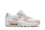 (W) Nike Air Max 90 Summit White Light Orewood Brown CT1873-100 CVST