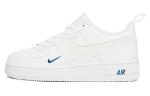 (Youth) Nike Air Force 1 Low LV8 White Blue FB8034-100 CVST