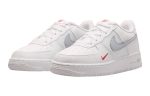 (Youth) Nike Air Force 1 Low White Grey Red FD9772-100 CVST