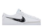 (Youth) Nike Blazer Low 77 GS Sketch – White Black DM7819-100 CVST