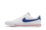 (Youth) Nike Court Legacy White Deep Royal Blue Red DA5380-107 CVST