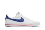 (Youth) Nike Court Legacy White Deep Royal Blue Red DA5380-107 CVST